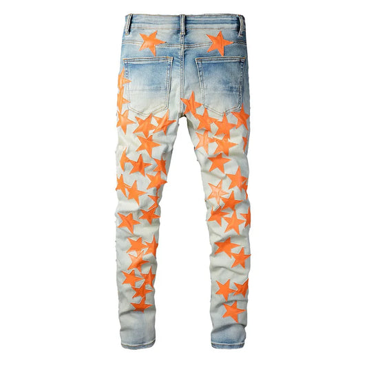 Orange Star Denim Jeans