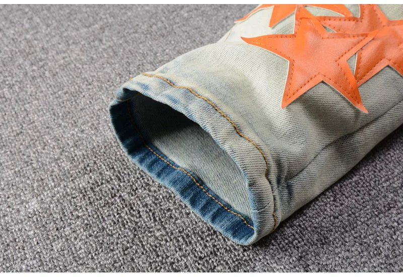 Orange Star Denim Jeans