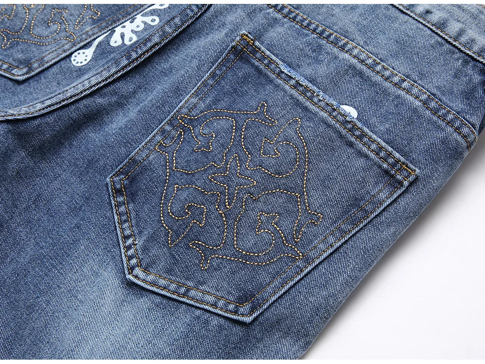 YT Blob Stacked Denim Jeans