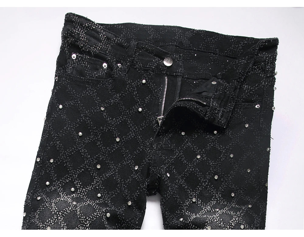 Black Diamond Stack Denim Jeans