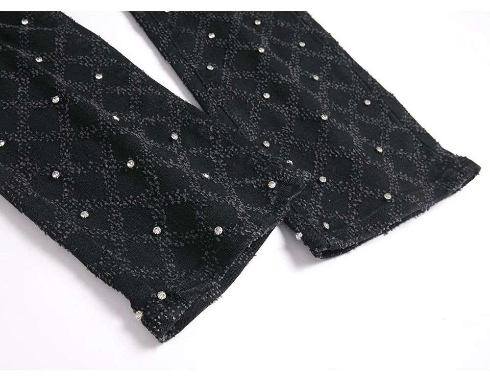 Black Diamond Stack Denim Jeans