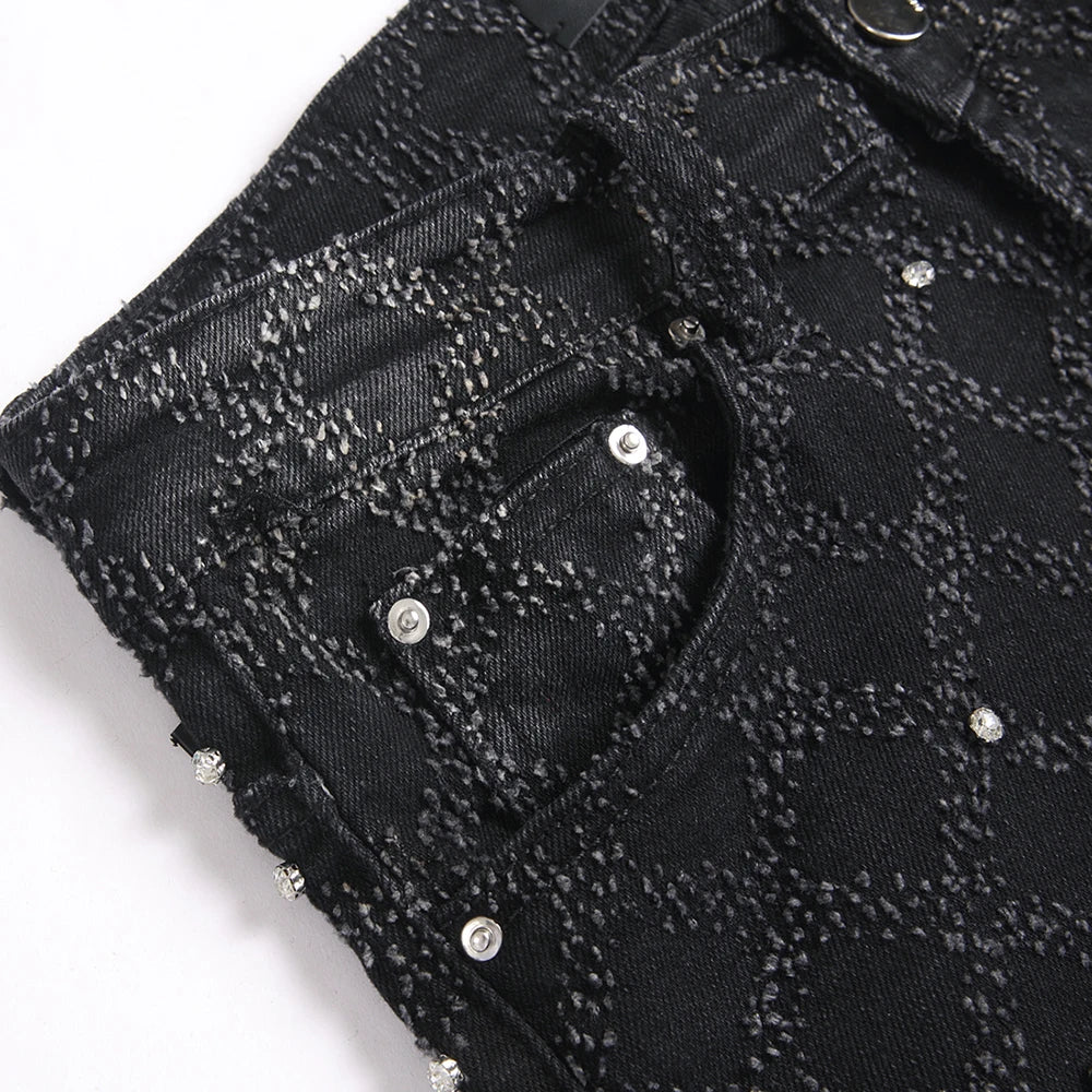Black Diamond Stack Denim Jeans