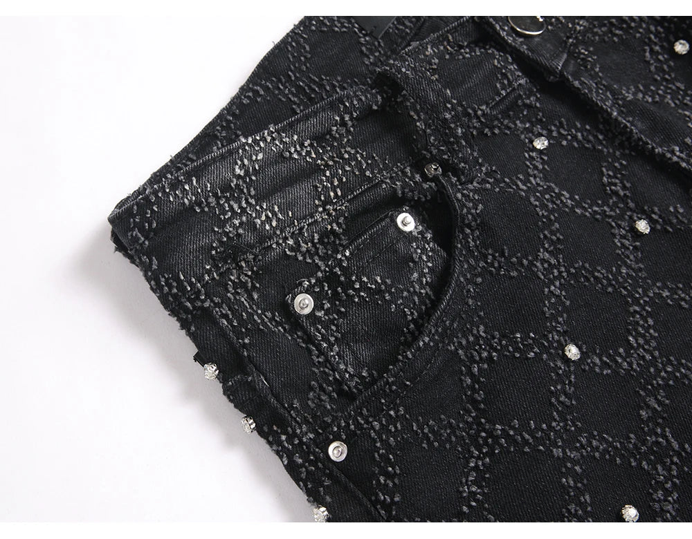 Black Diamond Stack Denim Jeans