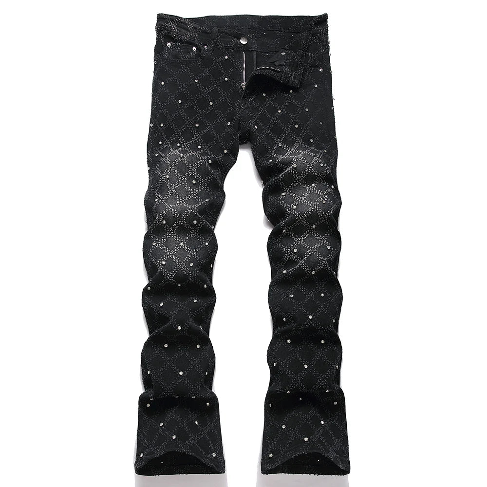 Black Diamond Stack Denim Jeans