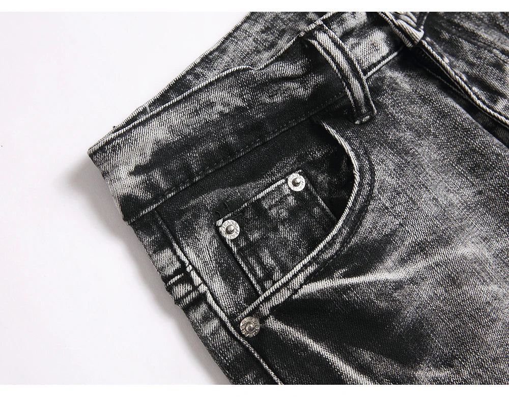 Crystal Patch Denim Jeans