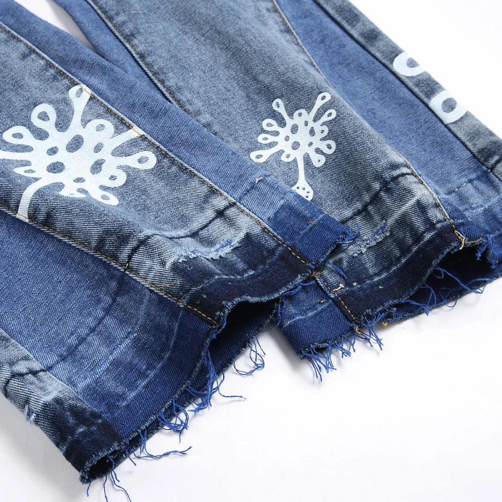 YT Blob Stacked Denim Jeans