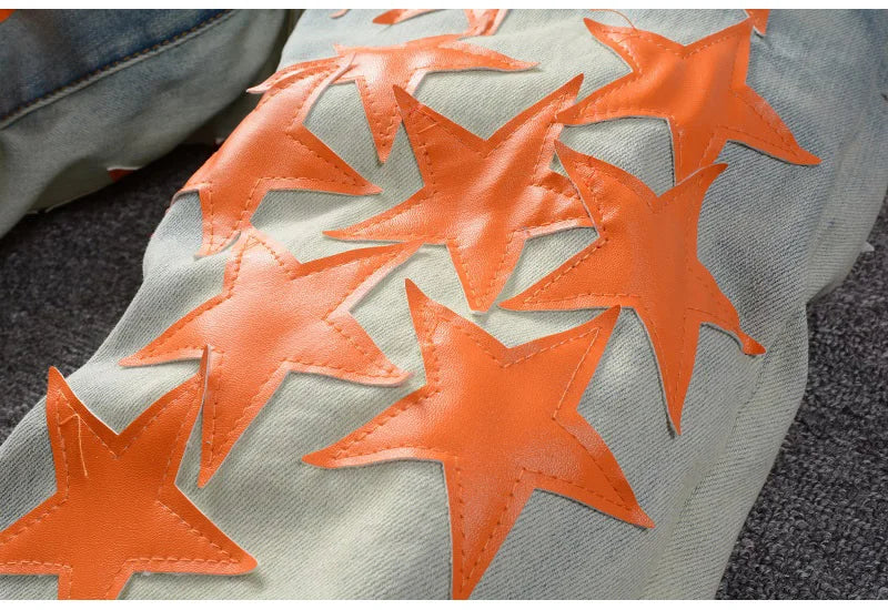 Orange Star Denim Jeans