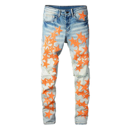 Orange Star Denim Jeans