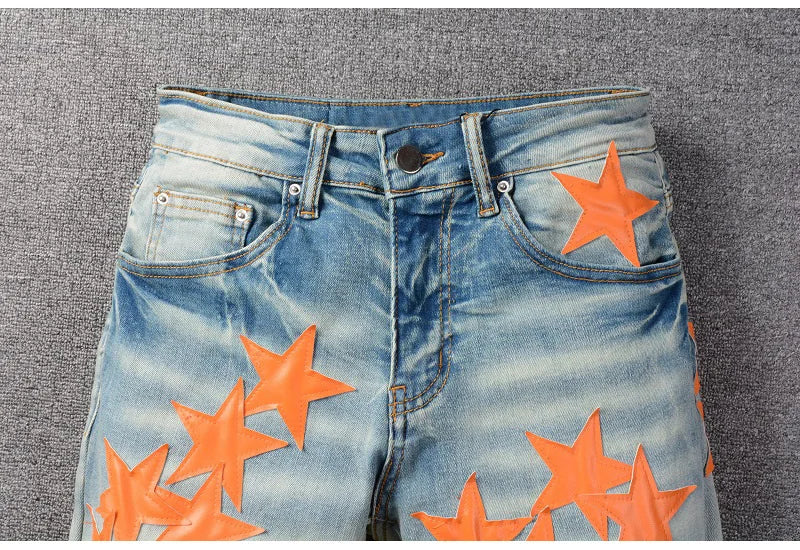 Orange Star Denim Jeans