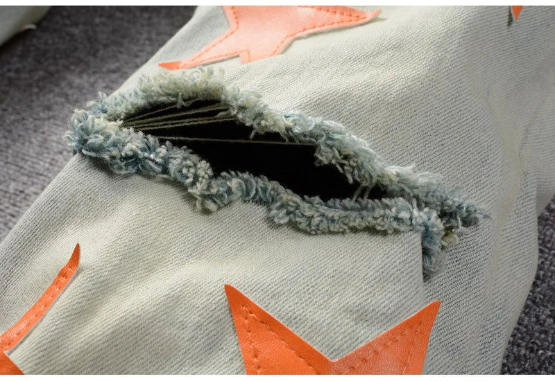 Orange Star Denim Jeans