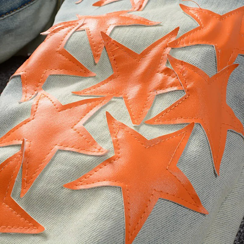 Orange Star Denim Jeans