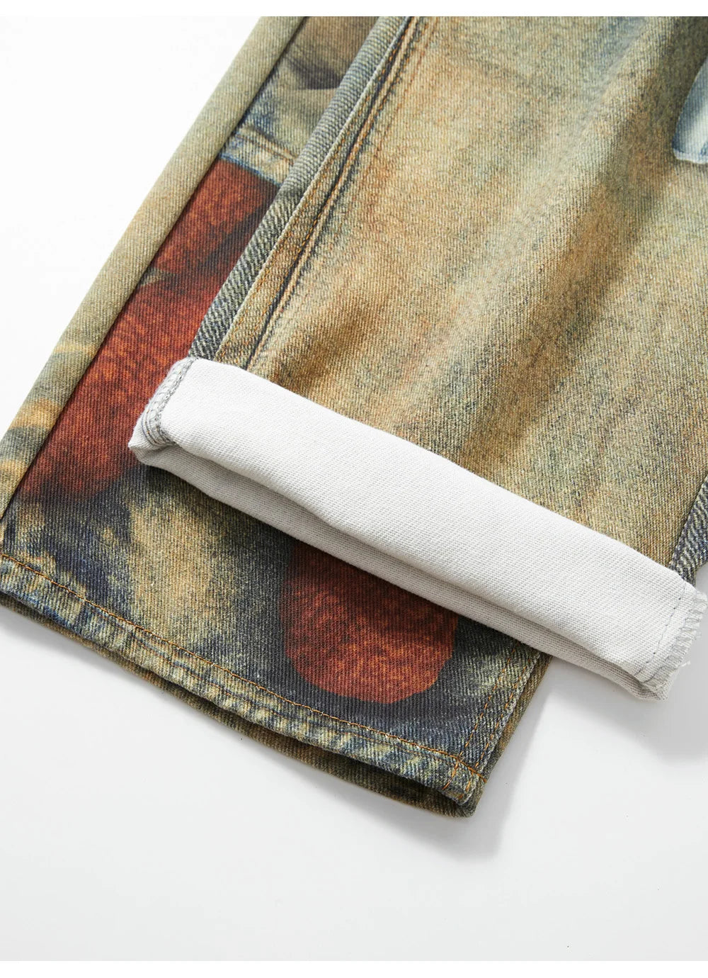 Teddy Bear Illusion Denim Jeans