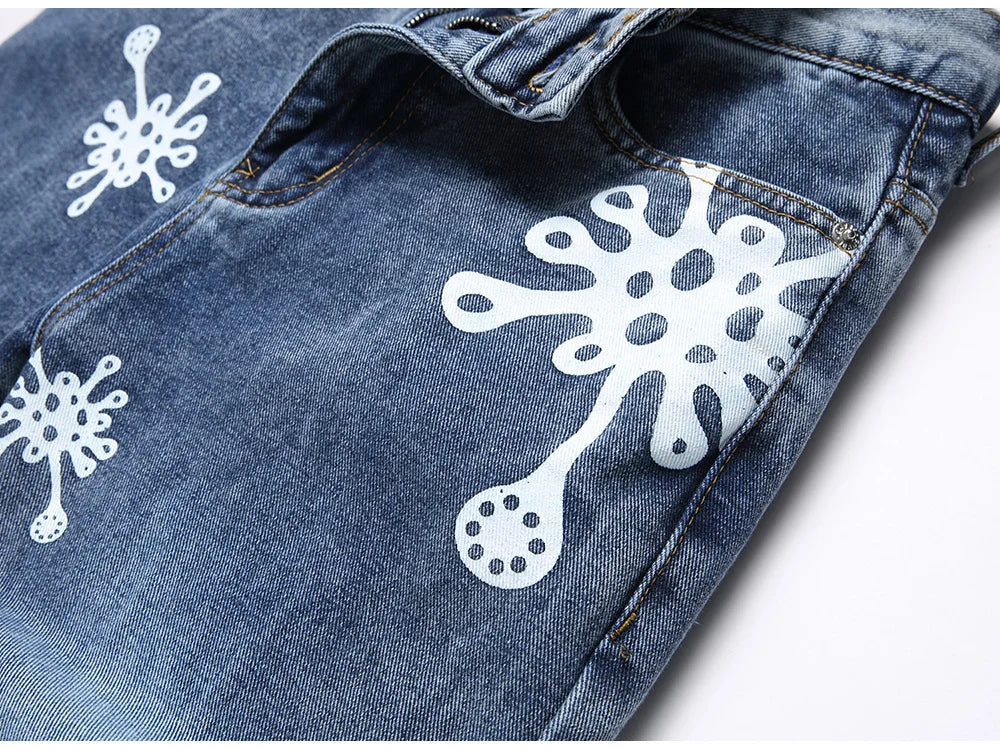 YT Blob Stacked Denim Jeans