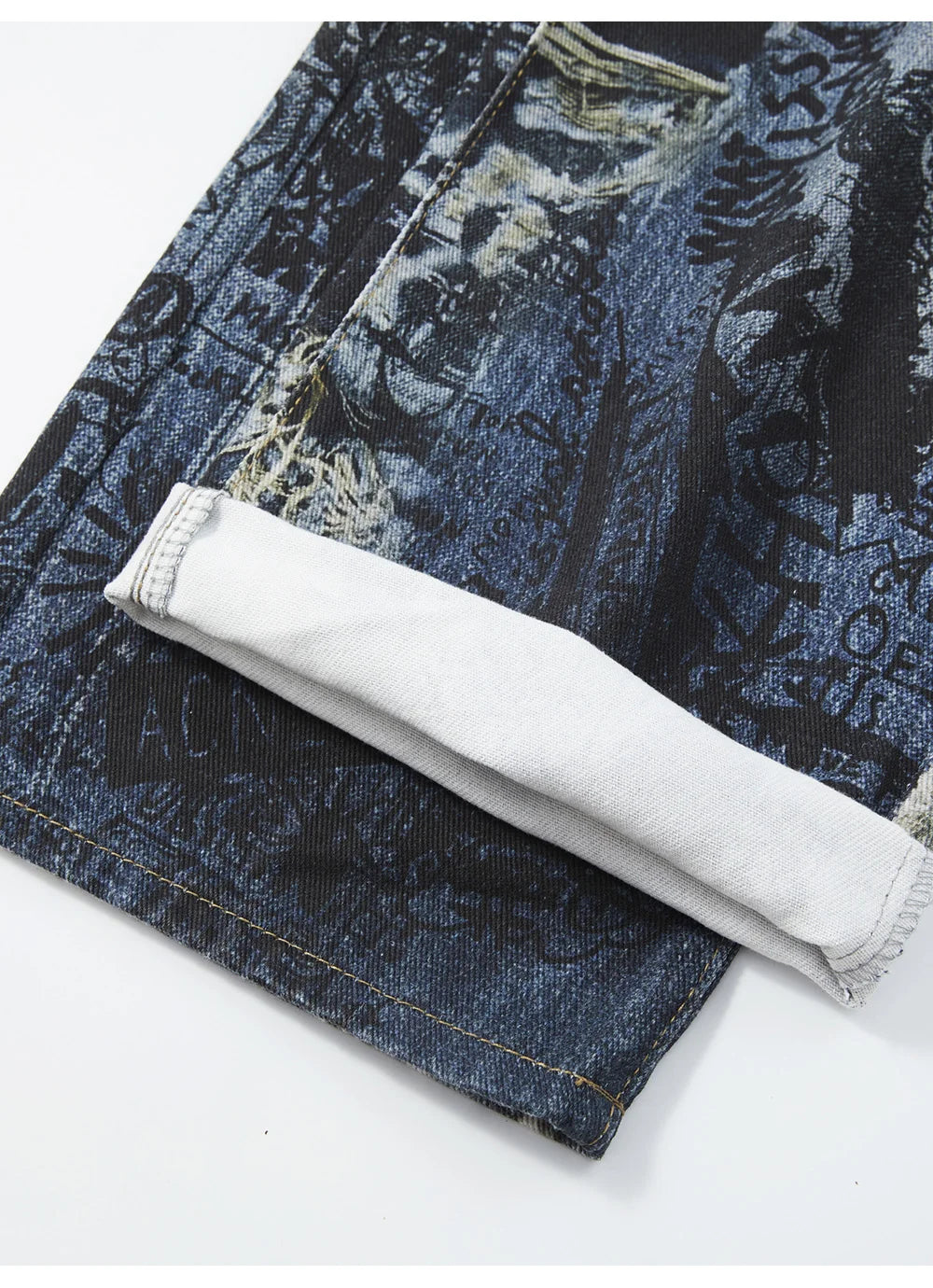 Graffiti Illusion Denim Jeans
