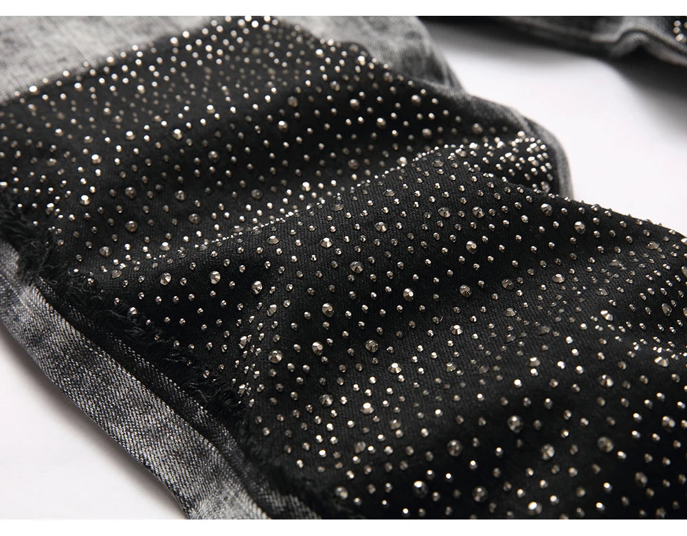 Crystal Patch Denim Jeans