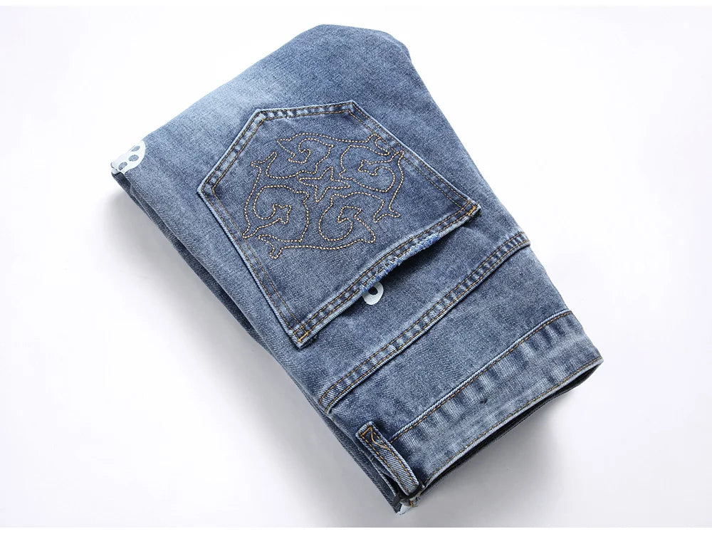 YT Blob Stacked Denim Jeans