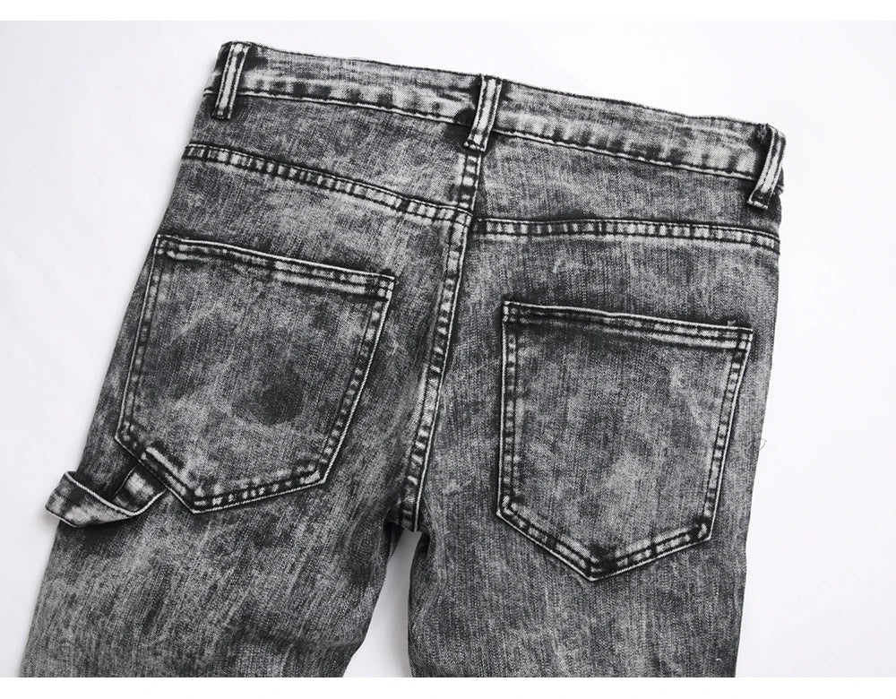 Crystal Patch Denim Jeans