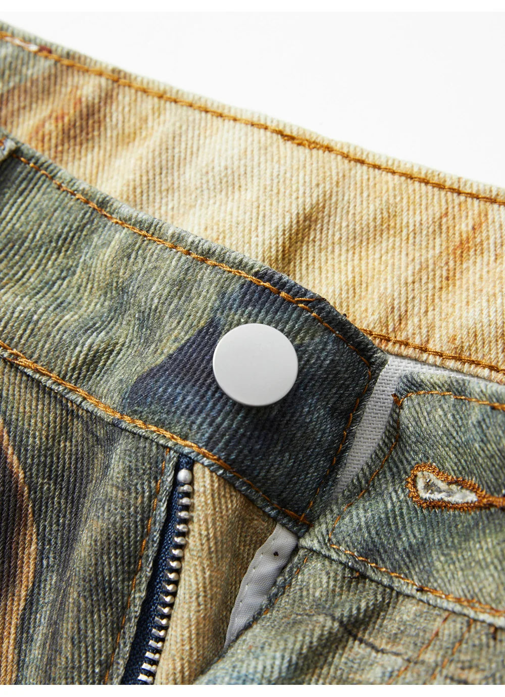 Teddy Bear Illusion Denim Jeans