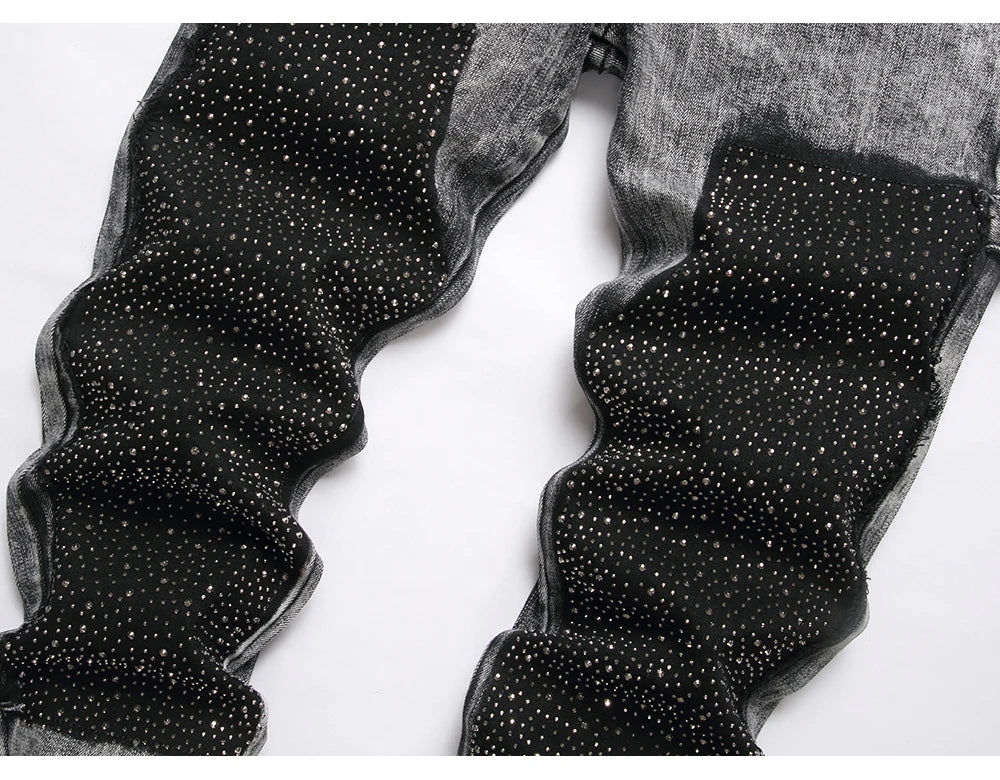 Crystal Patch Denim Jeans