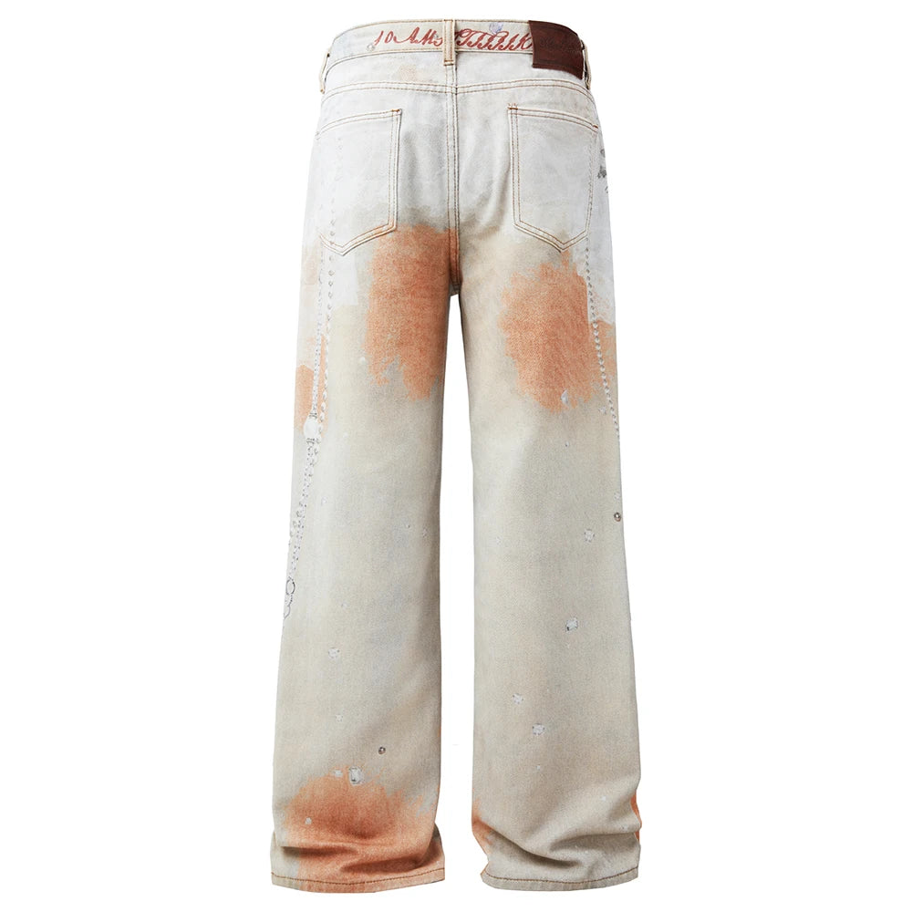 Ombre Jewel Illusion Denim Jeans