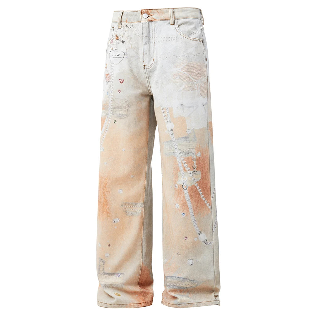 Ombre Jewel Illusion Denim Jeans