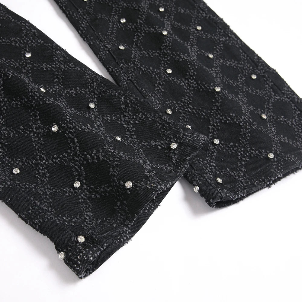 Black Diamond Stack Denim Jeans