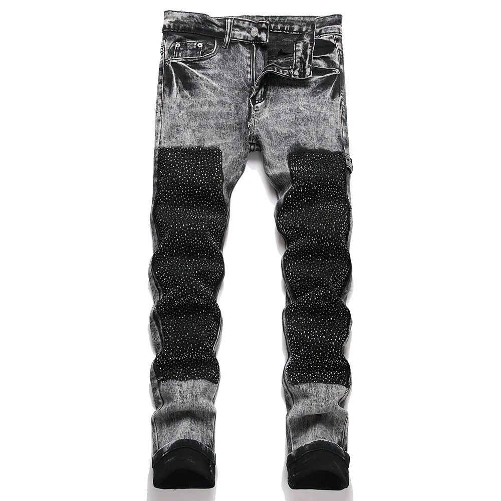 Crystal Patch Denim Jeans