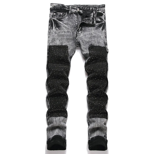 Crystal Patch Denim Jeans