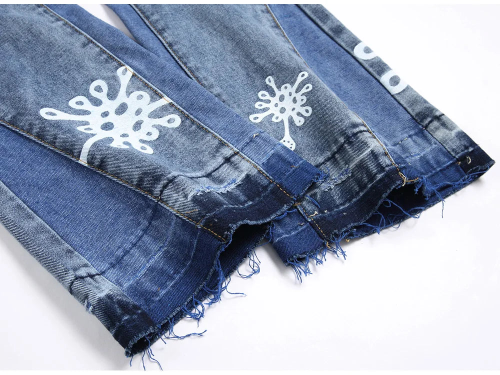 YT Blob Stacked Denim Jeans
