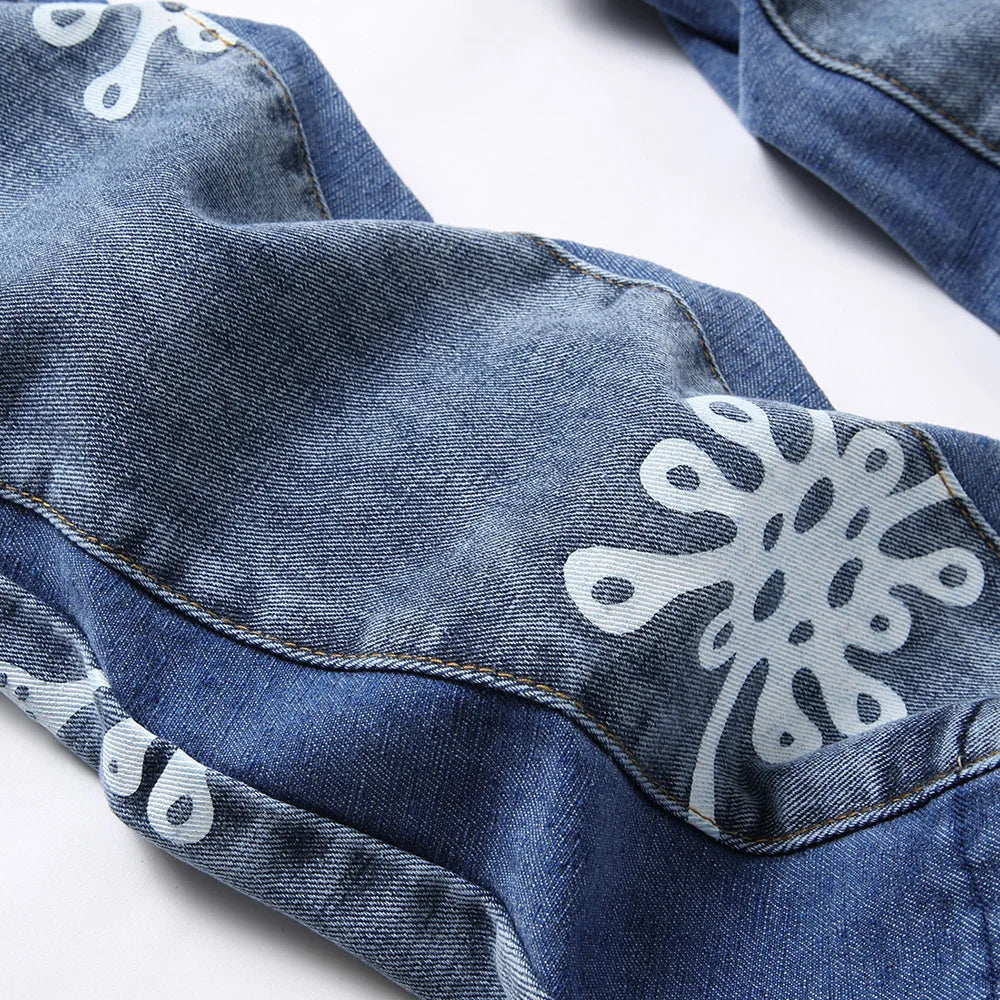 YT Blob Stacked Denim Jeans